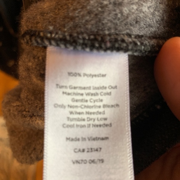 Talbots tie‎ neck pocketed sweater. Worn a couple of times - Picture 5 of 6